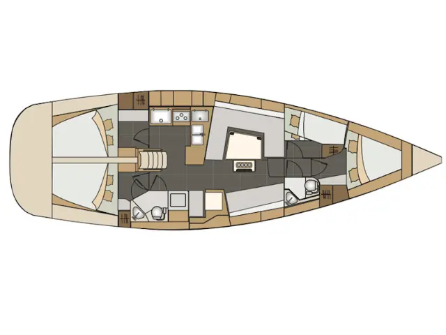 Elan 45 Impression  - Layout